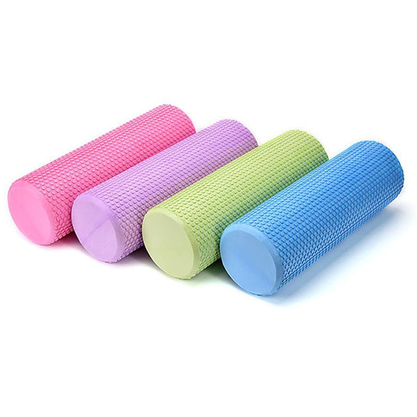 Yoga Foam Roller Gym Fitness back roller Pilates Yoga Exercise muscle massage roller 30/45CM EVA yoga block for Home Trainer