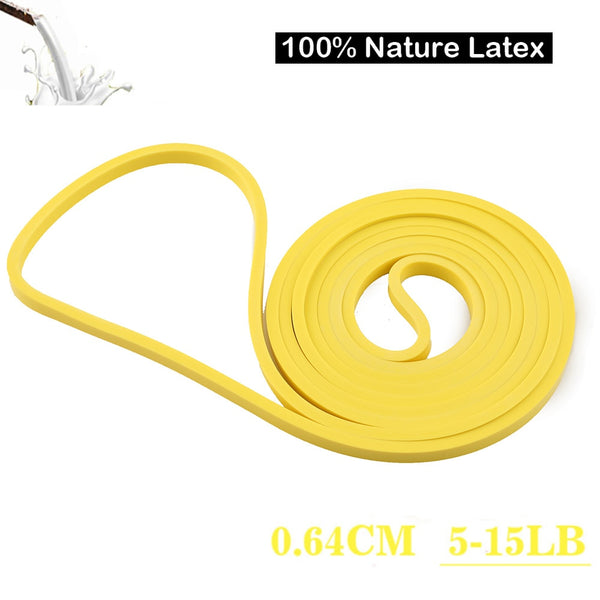 41&quot; 208cm Resistance Bands Natural Latex Rubber Loop Gym  Expander Strengthen Trainning Power Fitness Pull Up Elastic Band