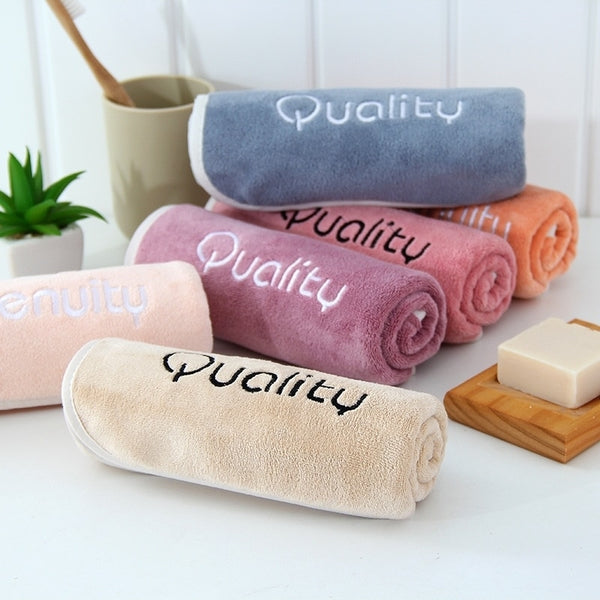 NEW British Style Microfiber Fabric Men And Women Washcloth Sports Gym Yoga Quick-drying Sweat Towel Travel Hotel Portable Gifts