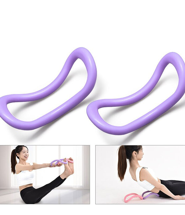 2PC Yoga Circle Stretch Ring Massage Home Women Fitness Equipment Bodybuilding Pilates Rings Exercise Training Workout Accessory