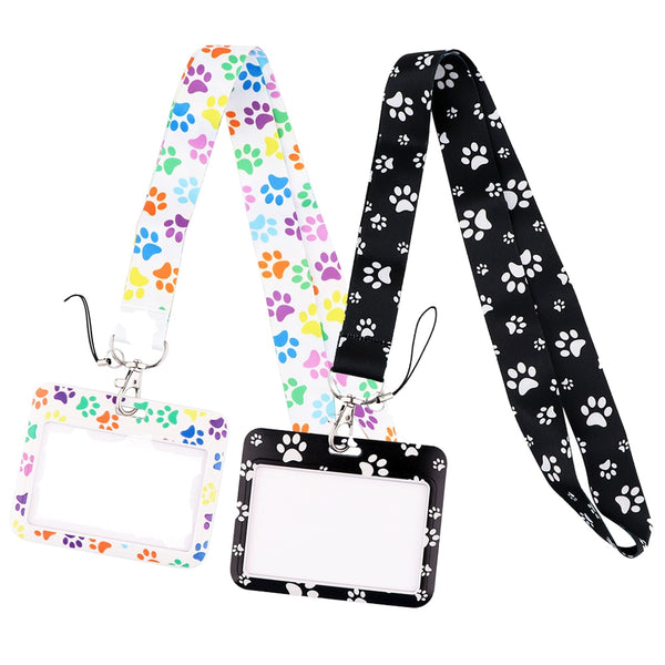 Wholesale Horizontal style Yoga Sakura Daisy Lanyard for Key Neck Strap Card ID Badge Holder Key Chain Key Holder Accessories