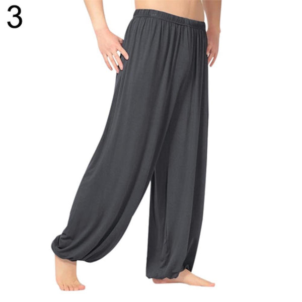 Unisex Casual Sport Jogger Baggy Trouser Jumpsuit Harem Yoga Pants Bottom Slacks