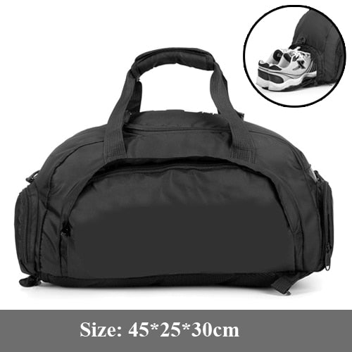 Dry Water Wet Separation Men Fitness Bag Waterproof Gym Sport Women Bag Outdoor Fitness Portable Ultralight Yoga Sports Bag