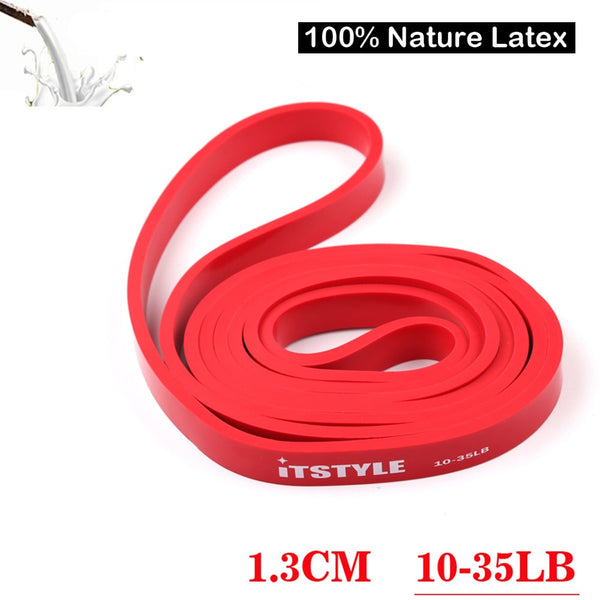 41&quot; 208cm Resistance Bands Natural Latex Rubber Loop Gym  Expander Strengthen Trainning Power Fitness Pull Up Elastic Band