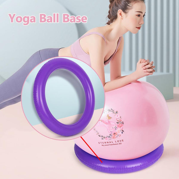 Gym Yoga Ball Base Non-slip Explosion-proof PVC Pilates Round Exercise Thicken Stable Home Fitness Balance Fixed Ring