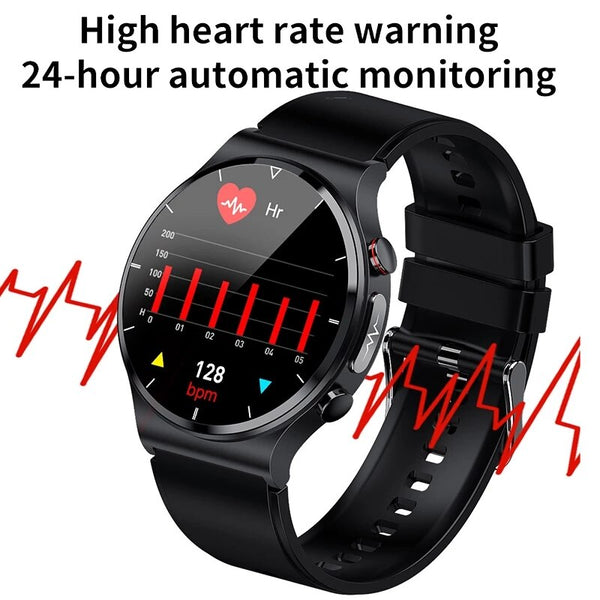 LIGE 2022 ECG+PPG Smart Watch Men Heart Rate Blood Pressure Watch Health Fitness Tracker IP68 Waterproof Smartwatch For Xiaomi