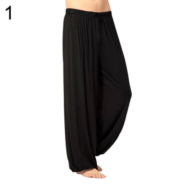 Unisex Casual Sport Jogger Baggy Trouser Jumpsuit Harem Yoga Pants Bottom Slacks