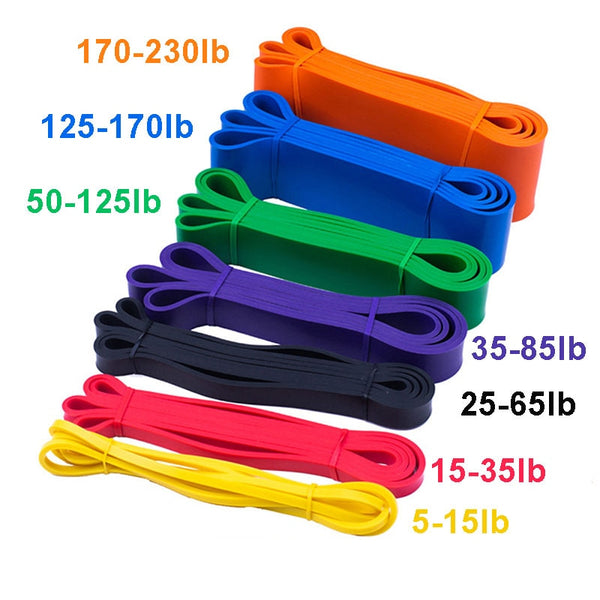 Fitness Band Pull Up Elastic Bands Rubber Resistance Loop Power Band Set Home Gym Workout Expander Strengthen Trainning