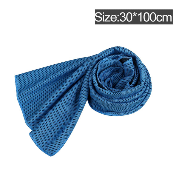 Microfiber Towel Quick-Dry Summer Thin Travel Breathable Beach Towel Outdoor Sports Running Yoga Gym Camping Cooling Scarf