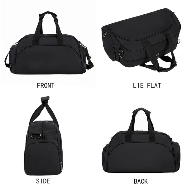 Customize Men Sport Gym Bag For Training Women Yoga Bag Travel Duffle Bag Sports Swim Big Nylon Weekend Bags Printed Logo