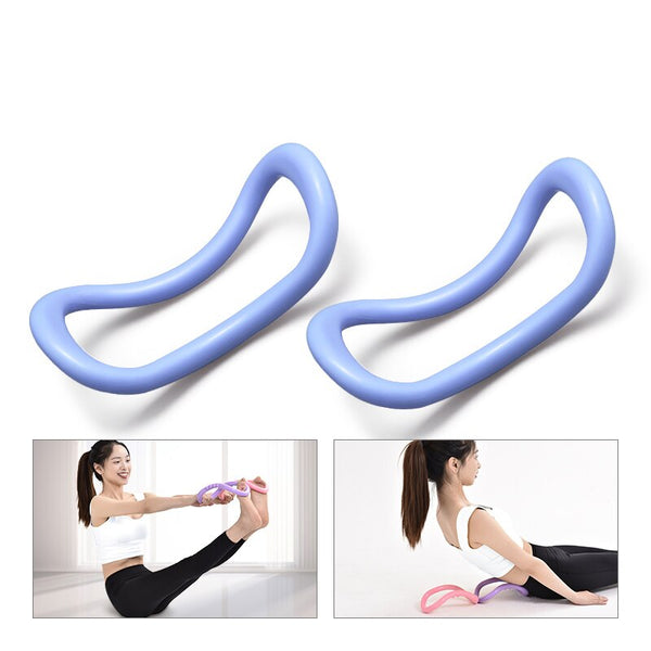 2PC Yoga Circle Stretch Ring Massage Home Women Fitness Equipment Bodybuilding Pilates Rings Exercise Training Workout Accessory