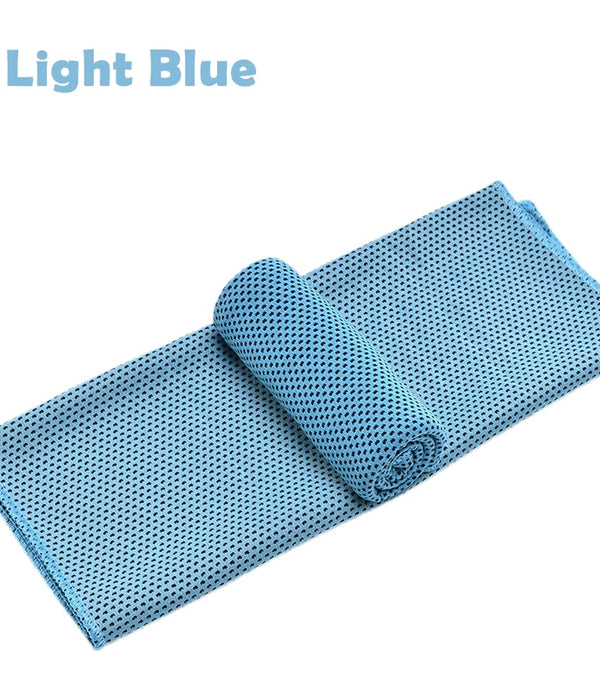 Sports Quick-Drying Cooling Towel Swimming Gym Travel Cycling Gym Club Yoga Sports Cold Feeling Sport Towels To Take Carry Hot