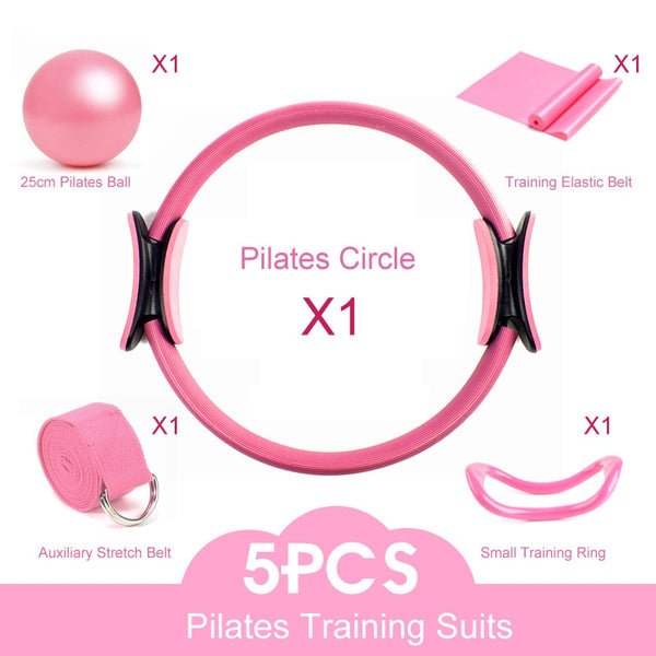 Home Pilates Magic Circle Sport Magic Ring Women Fitness Kinetic Resistance Yoga Ring Tools Gym Workout  Pilates Accessories