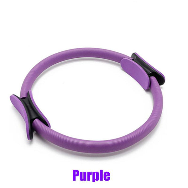 38cm Yoga Fitness Pilates Ring Women Girls Circle Magic Dual Exercise Home Gym Workout Sports Lose Weight Body Resistance 5color