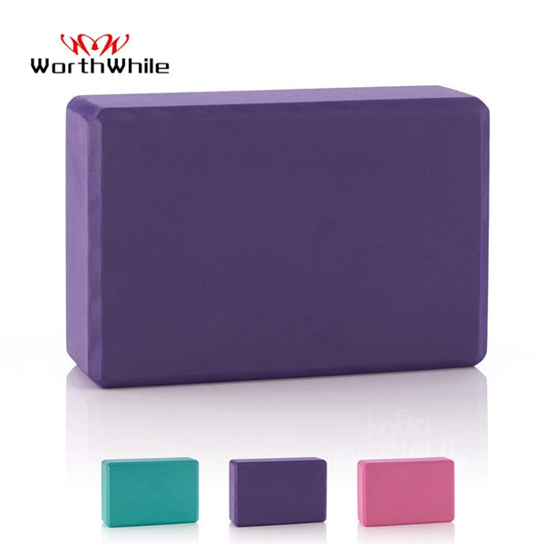 WorthWhile Gym Fitness EVA Yoga Block Colorful Foam Block Brick for Crossfit Exercise Workout Training Bodybuilding Equipment