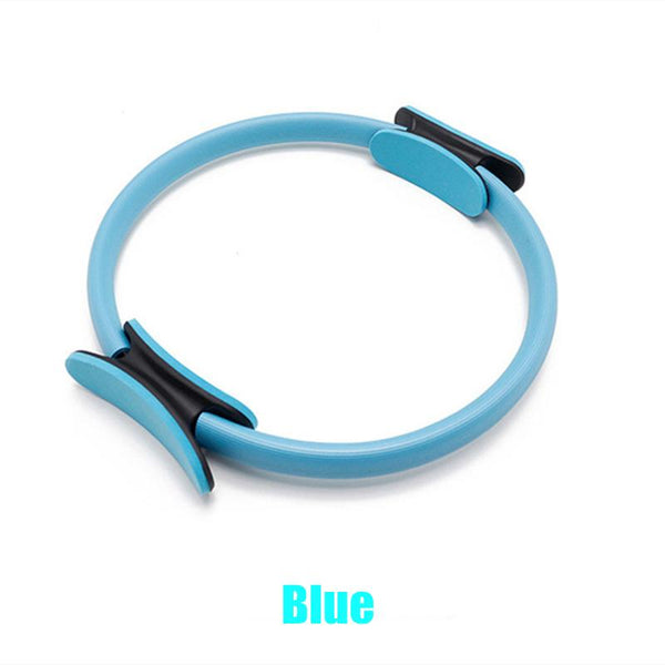 38cm Yoga Fitness Pilates Ring Women Girls Circle Magic Dual Exercise Home Gym Workout Sports Lose Weight Body Resistance 5color