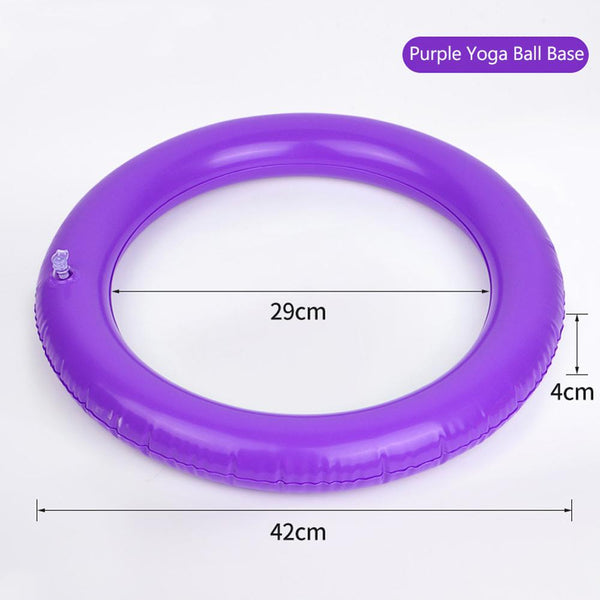 Gym Yoga Ball Base Non-slip Explosion-proof PVC Pilates Round Exercise Thicken Stable Home Fitness Balance Fixed Ring