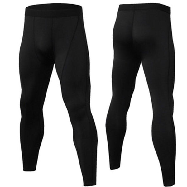 Men Compression Tight Leggings Running Sports Male Fitness Jogging Pants Quick Dry Trousers Workout Training Yoga Bottoms