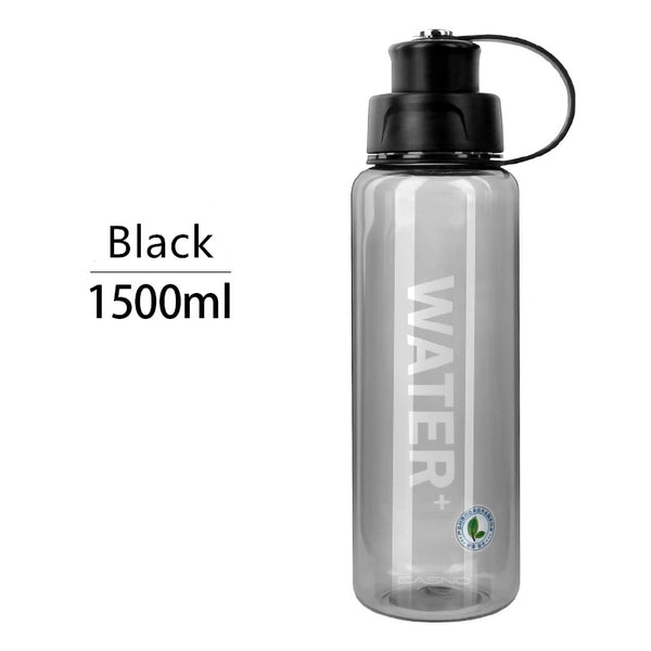 1000ml/1500ml Portable Water Bottles BPA Free Sport Drinking Bottle Outdoor Camping Cycling Hiking Sports Shaker Bottles