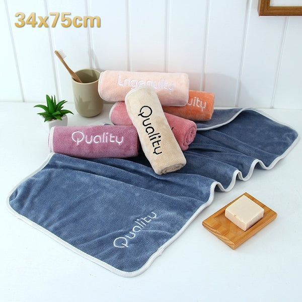 NEW British Style Microfiber Fabric Men And Women Washcloth Sports Gym Yoga Quick-drying Sweat Towel Travel Hotel Portable Gifts