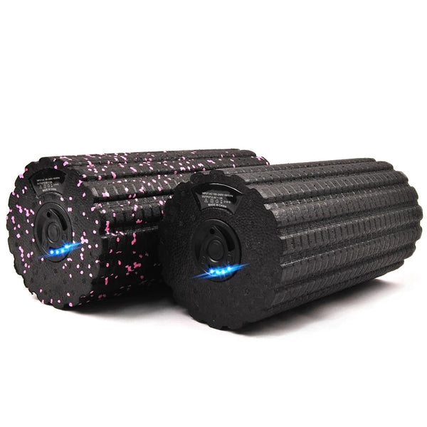 Electric Vibration Massage Foam Roller Yoga Column Rechargeable Backrest Leg Adjustment Massager Gym Workout Electric Yoga Block