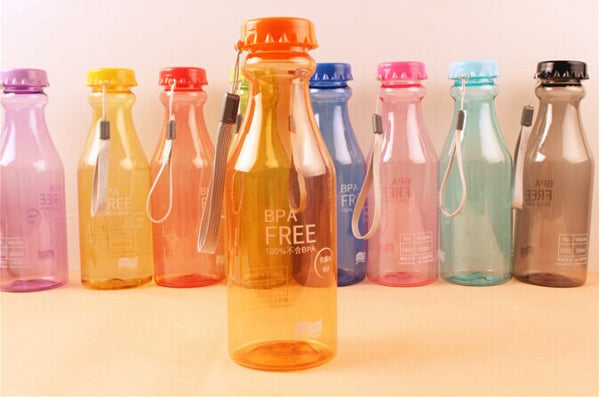 1PC 550ml Korean Water Bottle BPA Free Unbreakable Water Bottles Portable Leak-proof Kettles Yoga Gym KB 1359