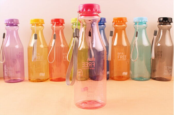 1PC 550ml Korean Water Bottle BPA Free Unbreakable Water Bottles Portable Leak-proof Kettles Yoga Gym KB 1359