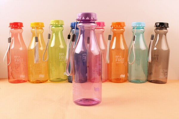 1PC 550ml Korean Water Bottle BPA Free Unbreakable Water Bottles Portable Leak-proof Kettles Yoga Gym KB 1359