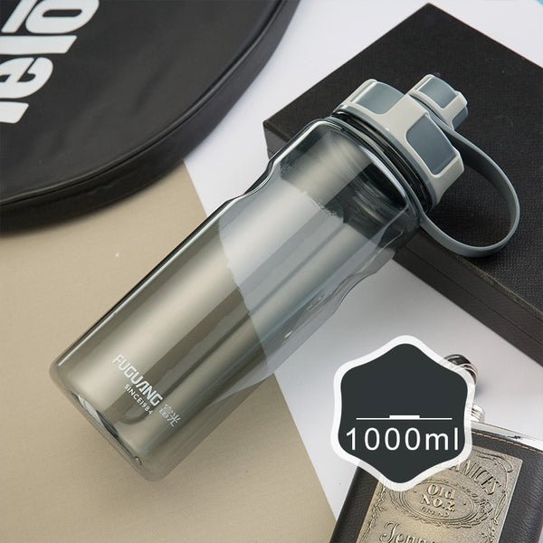 2000ml Large Capacity Water Bottles Portable Outdoor Plastic Sports Bottle With Tea Infuser Fitness Leak-proof Shaker Bottles