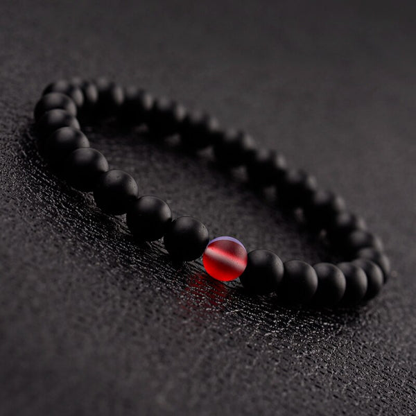 Couples Distance Bracelets Women Men 2019 Purple MoonStone Black Natural Stone Beads Yoga Bracelets Fashion Jewelry Accessories