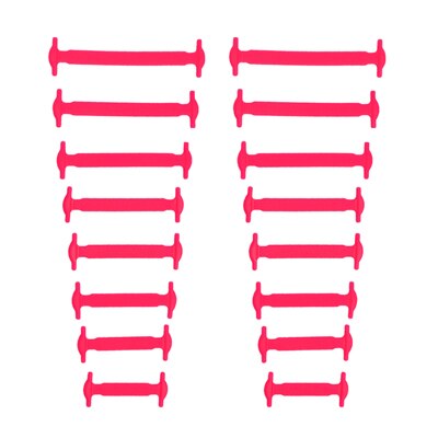 16 Pcs Elastic Shoelaces Silicone Shoe Laces No Tie High Quality Kids Adult Rubber Shoelace Outdoor Sneakers Quick Lazy Lace