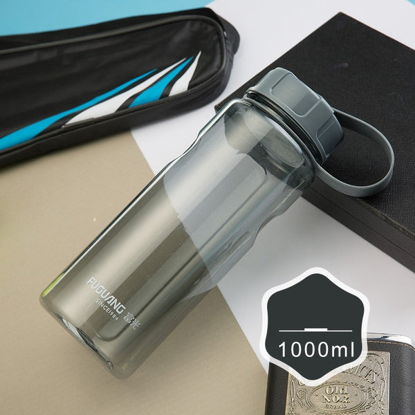 2000ml Large Capacity Water Bottles Portable Outdoor Plastic Sports Bottle With Tea Infuser Fitness Leak-proof Shaker Bottles