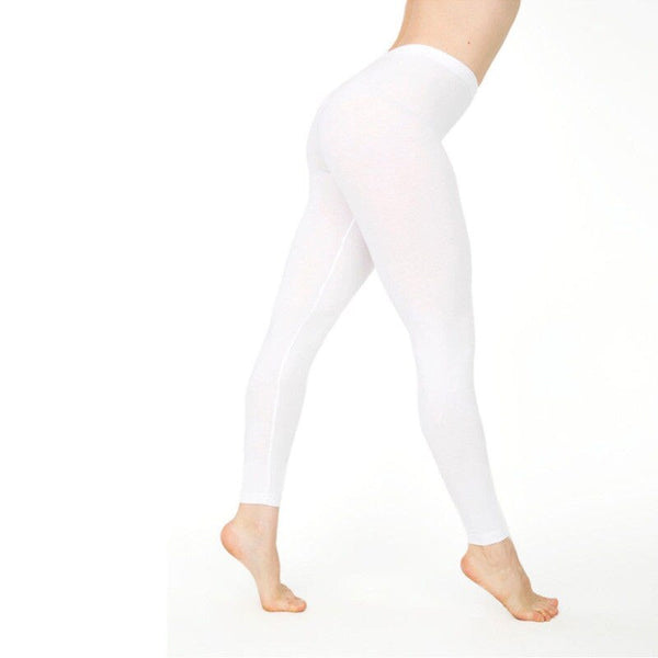 Brand New Womens Full Length Cotton Leggings Hight Waist Solid Bottom Leggings Wholesale Plus Size 6 8 10 12 14 16 18