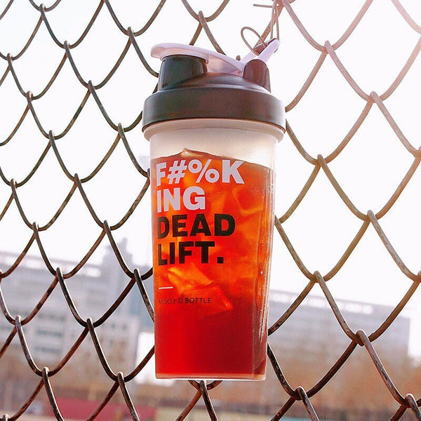 600Ml With Locking Flip-Flop Lid Outdoor Gym Bottles Plastic Useful Sport Yoga Protein Powder Shaker Mixer Cup Bottle BPA Free