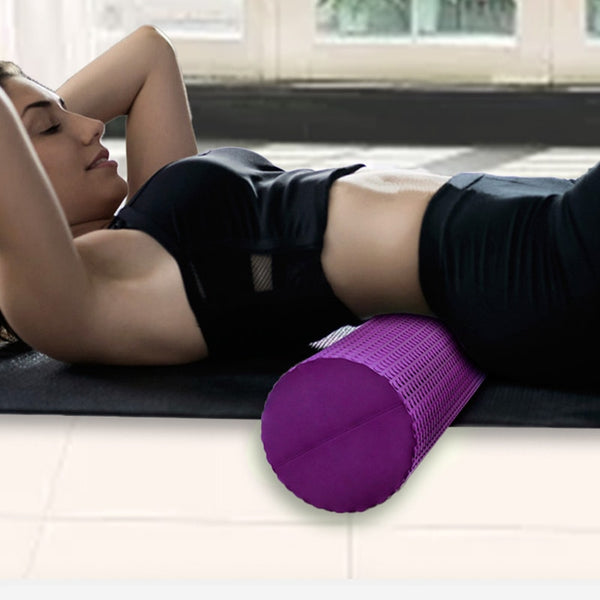 Yoga Foam Roller Gym Fitness back roller Pilates Yoga Exercise muscle massage roller 30/45CM EVA yoga block for Home Trainer