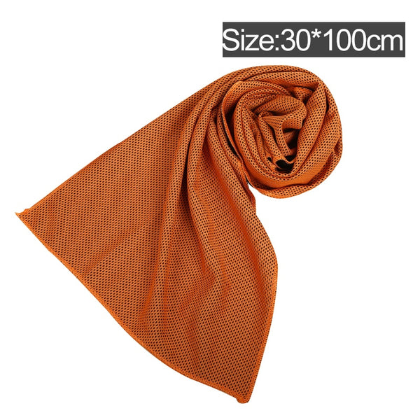 Microfiber Towel Quick-Dry Summer Thin Travel Breathable Beach Towel Outdoor Sports Running Yoga Gym Camping Cooling Scarf