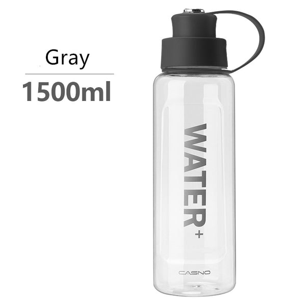 1000ml/1500ml Portable Water Bottles BPA Free Sport Drinking Bottle Outdoor Camping Cycling Hiking Sports Shaker Bottles