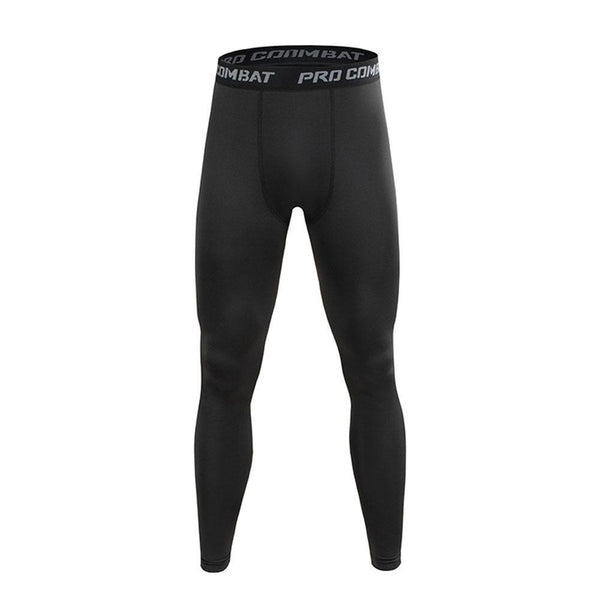 Men Compression Tight Leggings High Waist Lift Pants Fitness Sports Skinny Trousers Tights Workout Training Yoga Bottoms