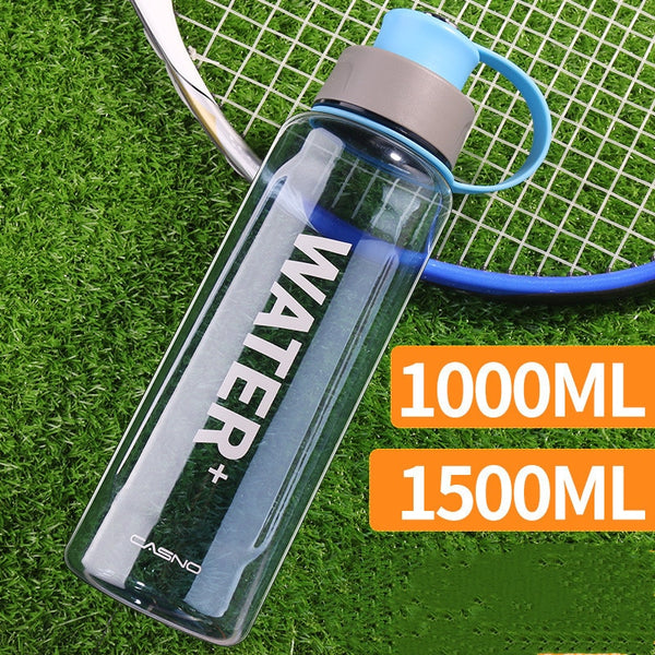 1000ml/1500ml Portable Water Bottles BPA Free Sport Drinking Bottle Outdoor Camping Cycling Hiking Sports Shaker Bottles