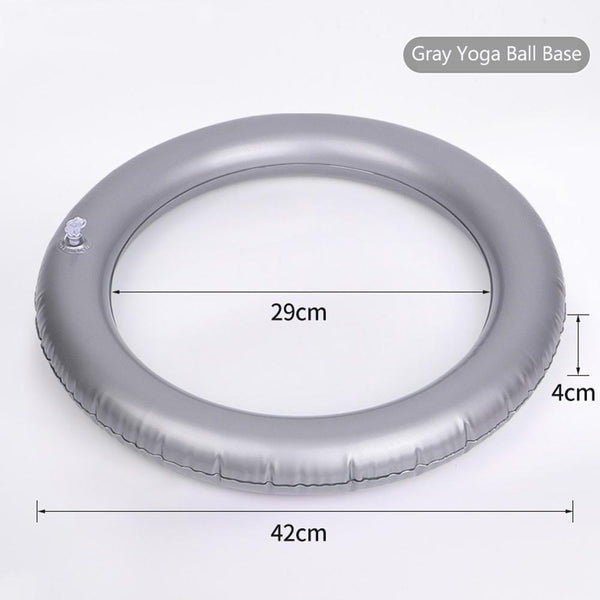 Gym Yoga Ball Base Non-slip Explosion-proof PVC Pilates Round Exercise Thicken Stable Home Fitness Balance Fixed Ring