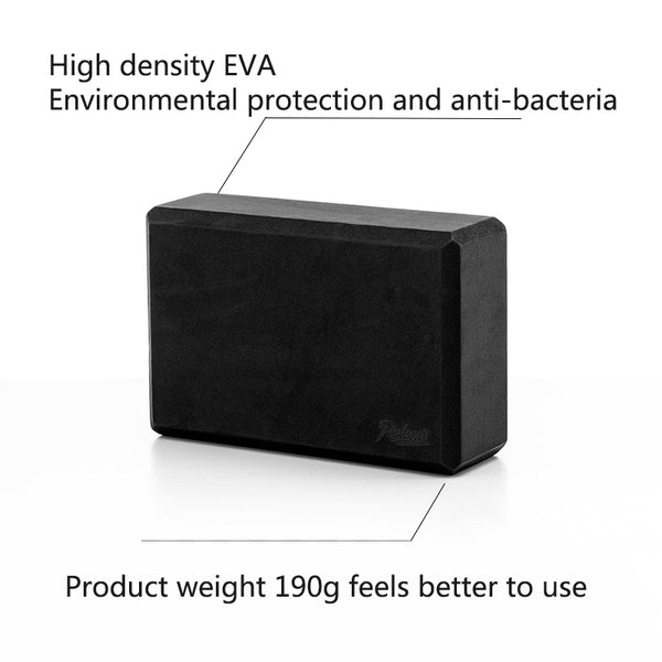 1PC Yoga Block EVA 190g Yoga Bricks Fitness Equipment Gym Exercise Workout Stretching Aid Bodybuilding Foam Block