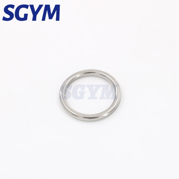 Heavy Duty Welded Round Rings Smooth Solid O Ring 304 Stainless Steel For Rigging Marine Boat Hammock Yoga Hanging Ring 3-16mm