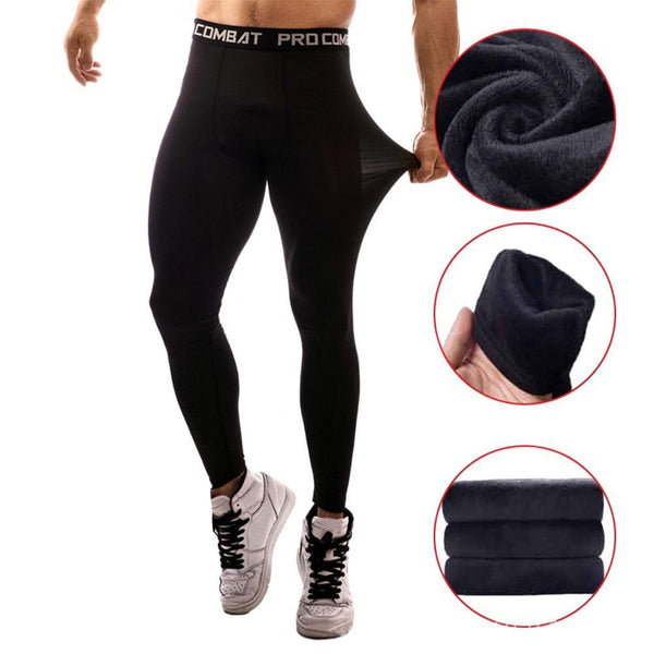 Men Compression Tight Leggings Running Sports Male Fitness Jogging Pants Quick Dry Trousers Workout Training Yoga Bottoms