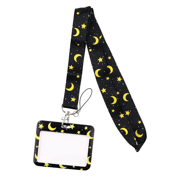 Wholesale Horizontal style Yoga Sakura Daisy Lanyard for Key Neck Strap Card ID Badge Holder Key Chain Key Holder Accessories