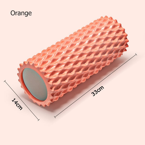 Yoga Block Muscle Relaxation Massage Bar Foam Roller Shaft Hollowr Yoga Accessories gym equipment for home