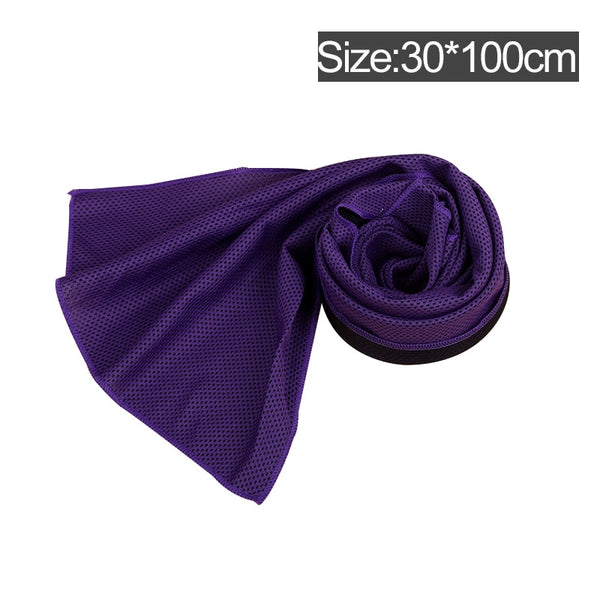 Microfiber Towel Quick-Dry Summer Thin Travel Breathable Beach Towel Outdoor Sports Running Yoga Gym Camping Cooling Scarf