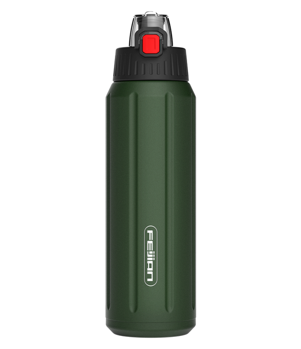 FEIJIAN Double Wall Thermos, Sports Bottle, 600ml, 18/10 Stainless Steel, Vacuum Flask, Insulated Tumbler, Leak Proof ,Customize