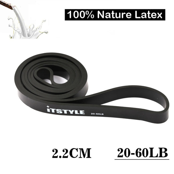 41&quot; 208cm Resistance Bands Natural Latex Rubber Loop Gym  Expander Strengthen Trainning Power Fitness Pull Up Elastic Band