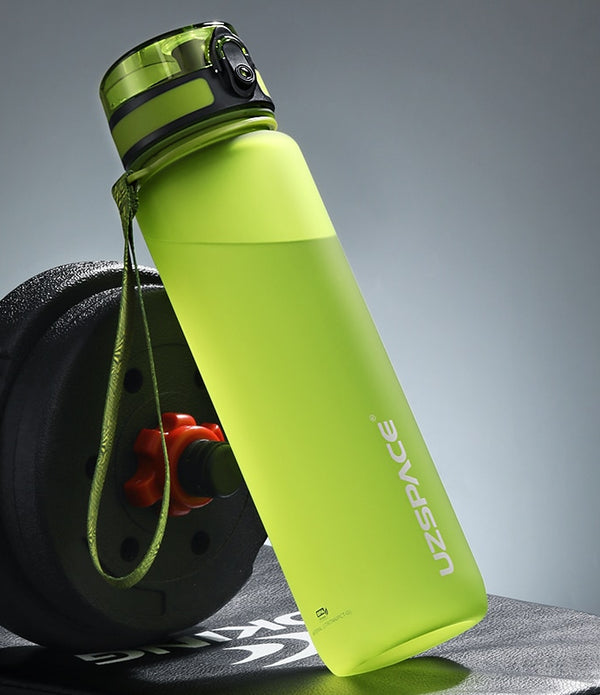 Hot Sale Sports Water Bottle 500/1000ML Protein Shaker Outdoor Travel Portable Leakproof Drinkware Plastic Drink Bottle BPA Free