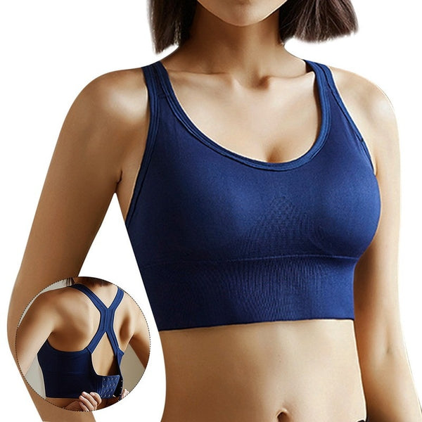 Tank Top Women Female Gym Women&#39;s Corset Sports Bra Push Up Crop Top Fitness Hollow Breathable Sexy Running Athletic Sportswear